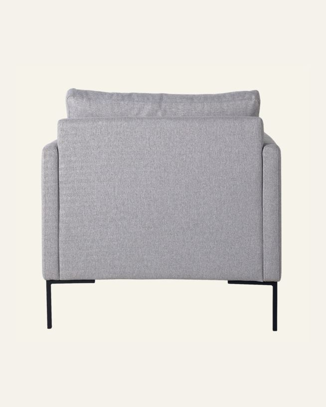 Loungestol lys grå - 86x95x83 cm lys grå - 1