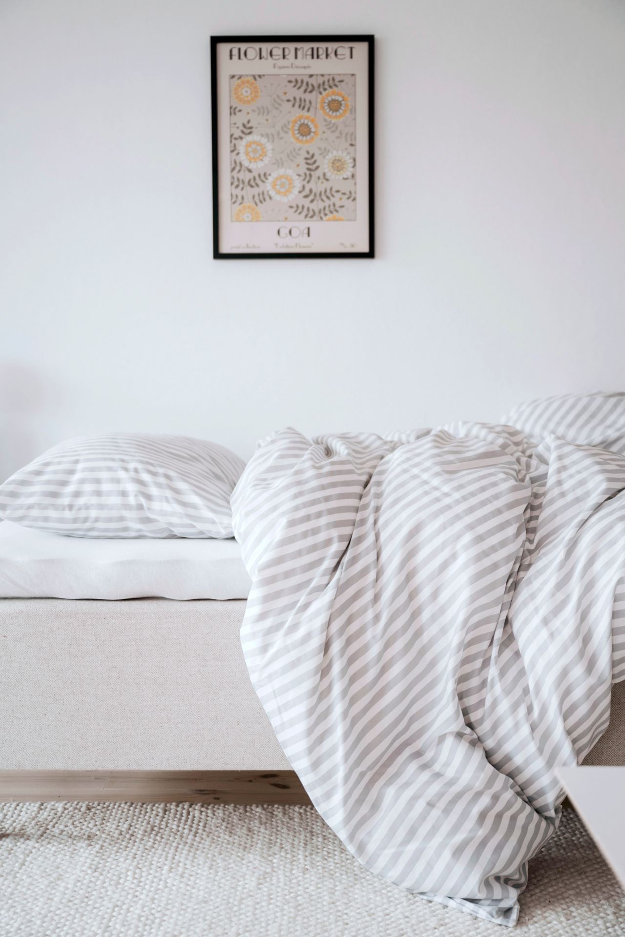 Bomull sengesett blå - 5