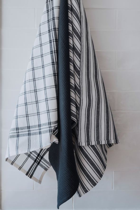 Kjøkkenhåndkle svart - 2