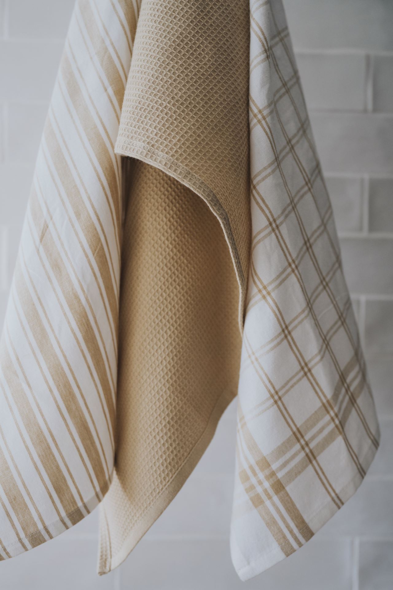 Kjøkkenhåndkle beige - 2