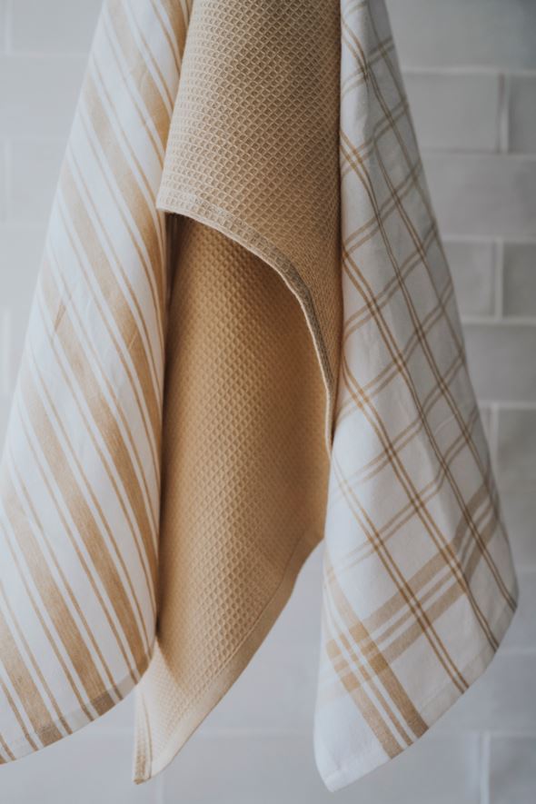 Kjøkkenhåndkle beige - 2