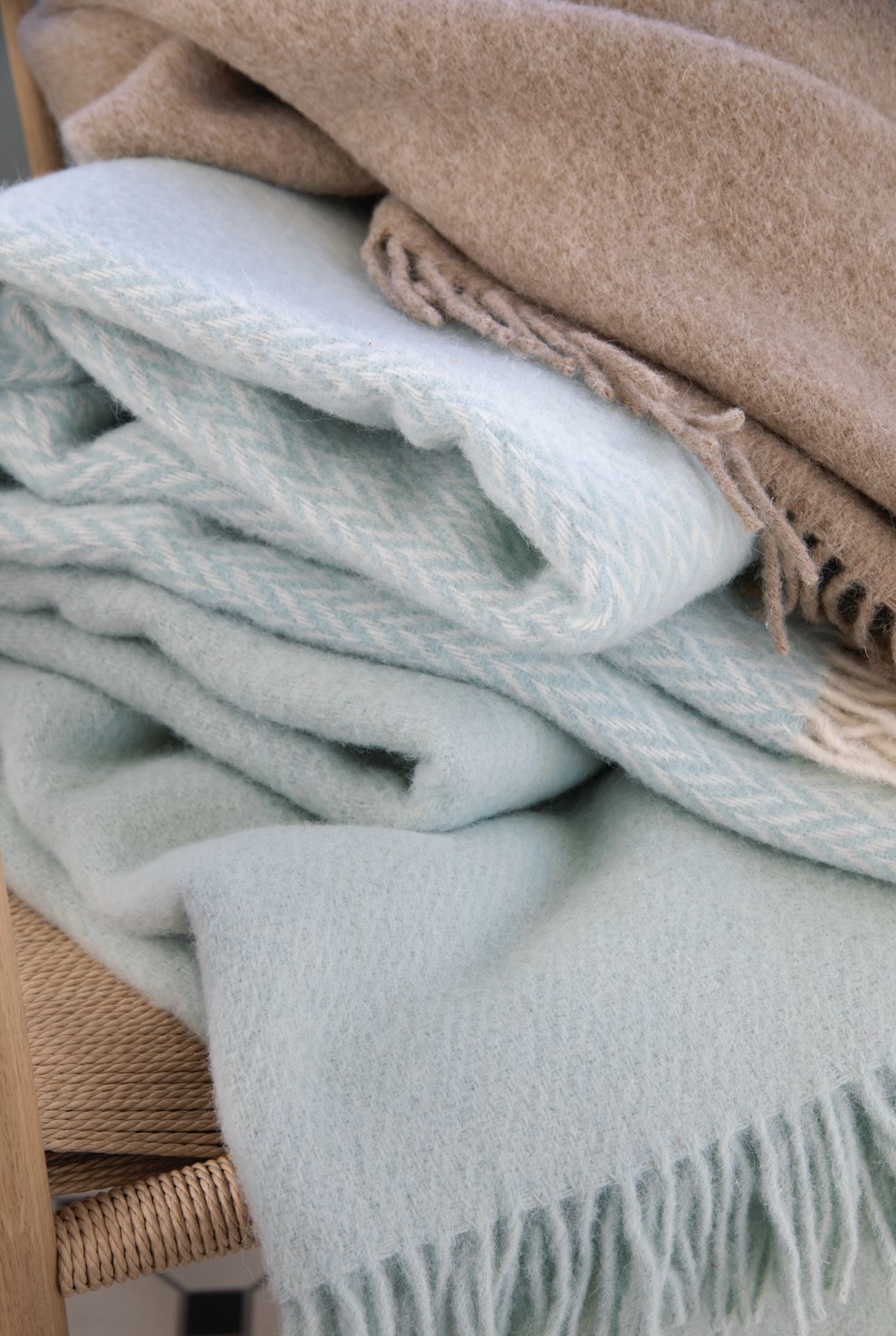 Ullpledd lys brun - 3