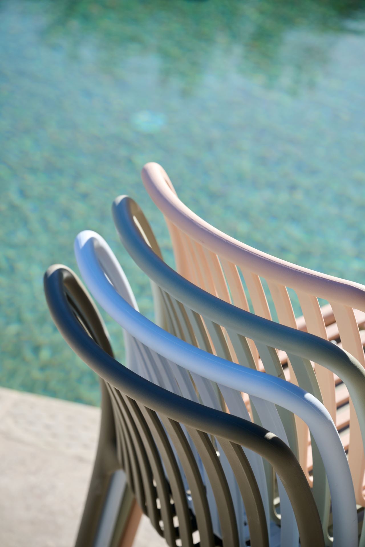 Hagestol lys blå - 4