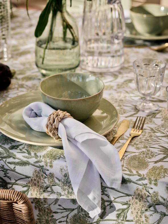 Linserviett hvit - 2