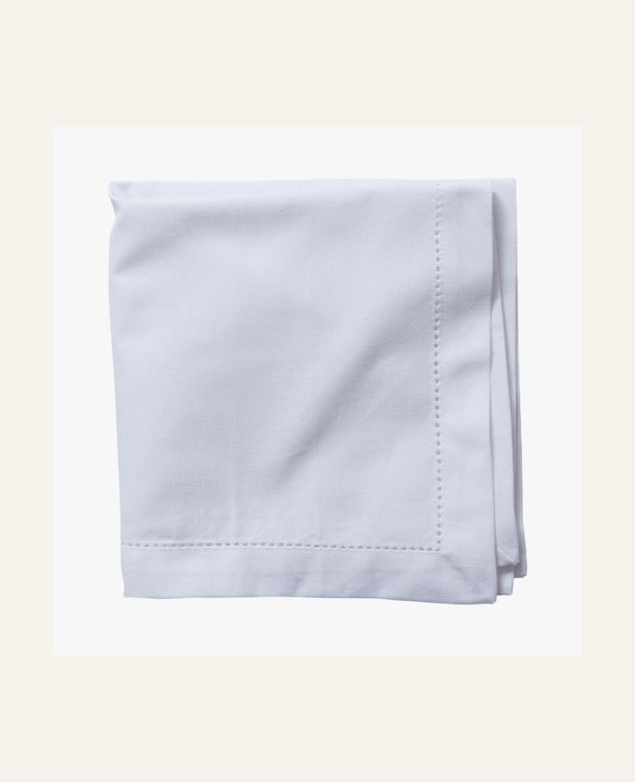 2pk tøyserviett hvit - 45x45 cm hvit - 1