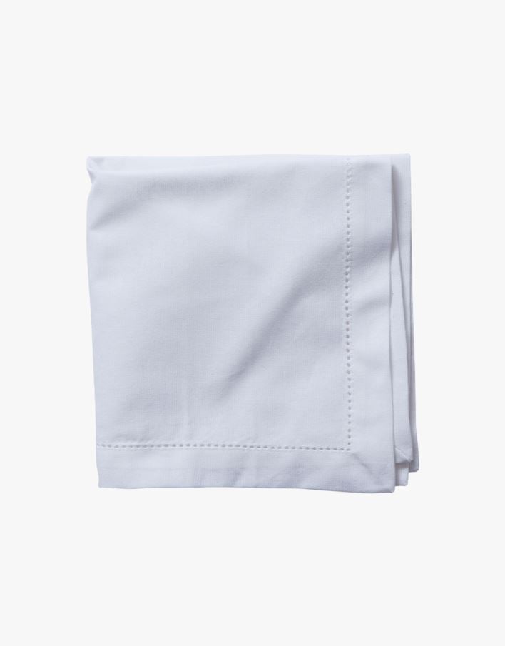 2pk tøyserviett hvit - 45x45 cm hvit - 1