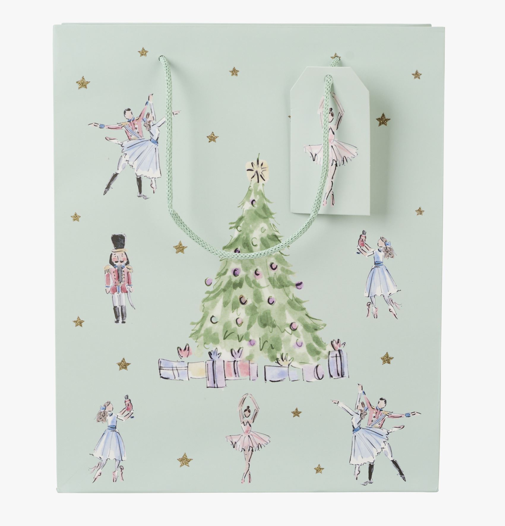 Gavepose lys grønn - 24x29x10 cm lys grønn - 1