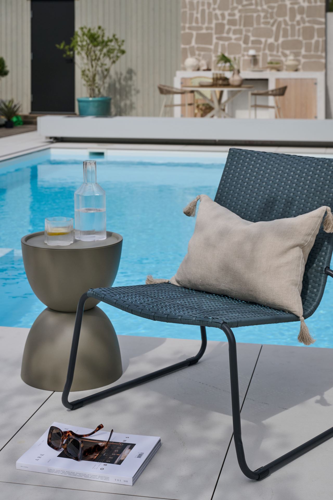 Hagestol tåkeblå - 2