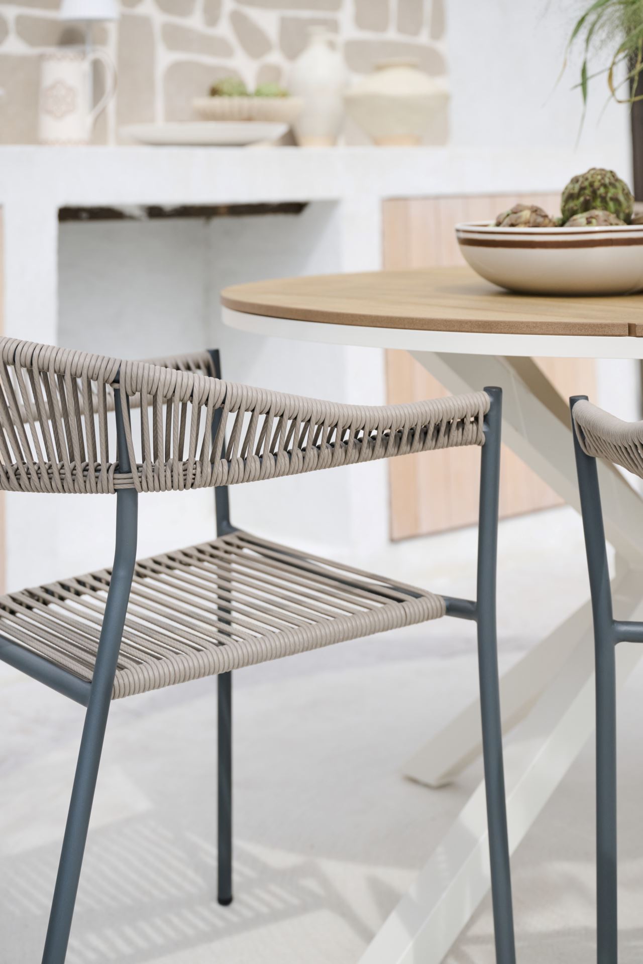 Hagestol koksgrå - 2