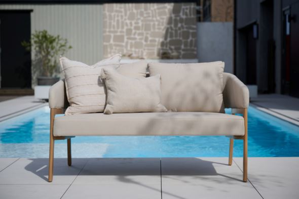 Loungesofa beige - 4