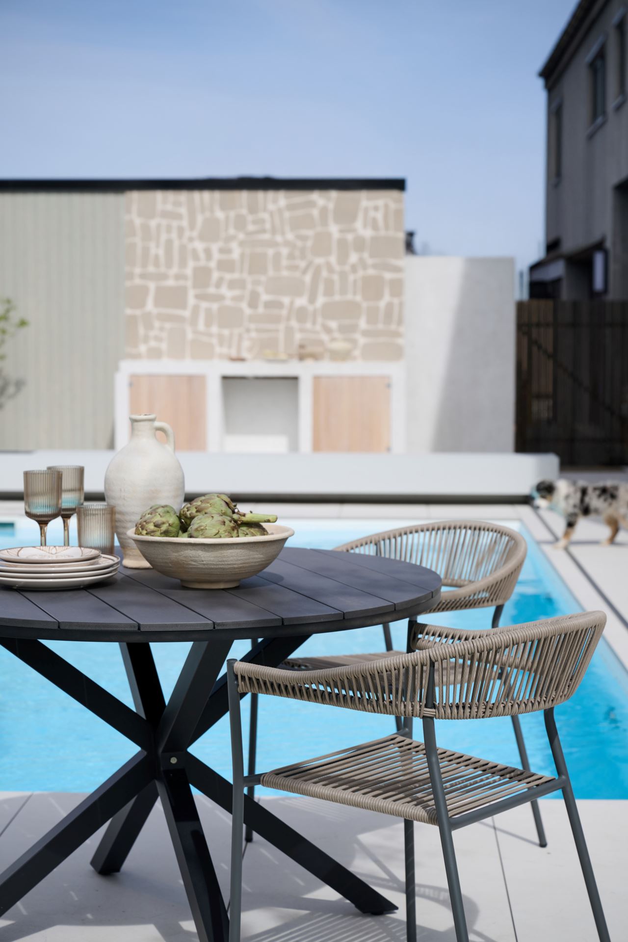 Hagestol koksgrå - 7