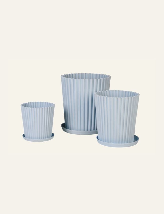 Utepotte lys blå - 4