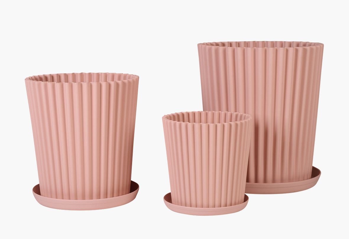 Utepotte pudderrosa - 4