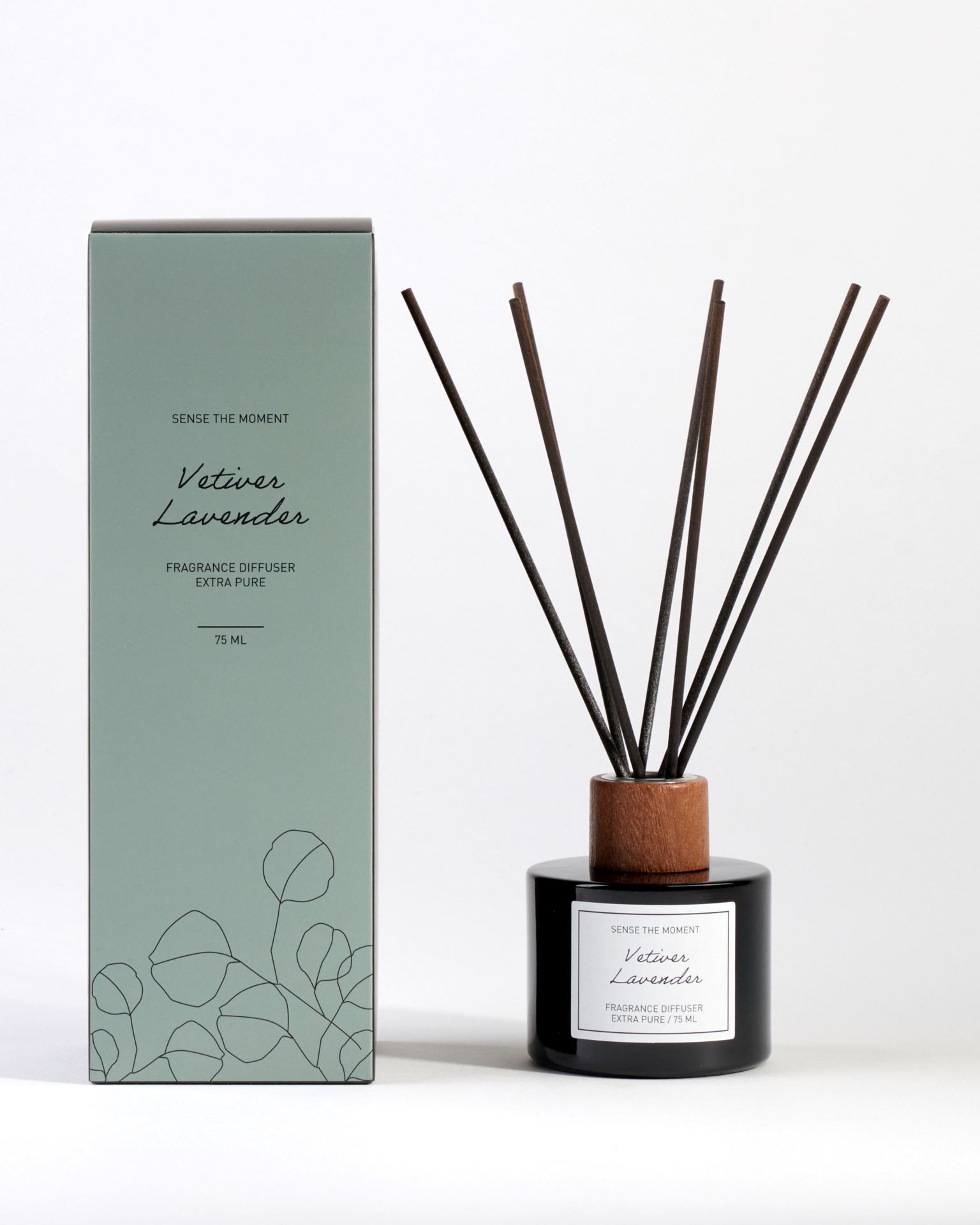 Duftpinner gråblå - 4