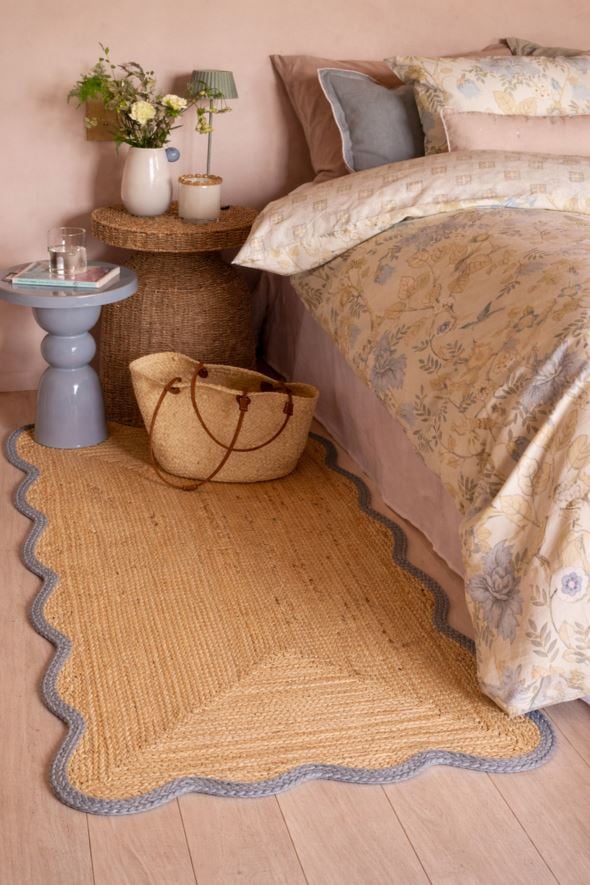 Jute teppe gråblå - 3