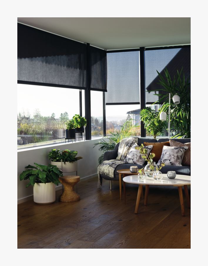 Screen rullegardin koksgrå - 80x250 cm koksgrå - 1