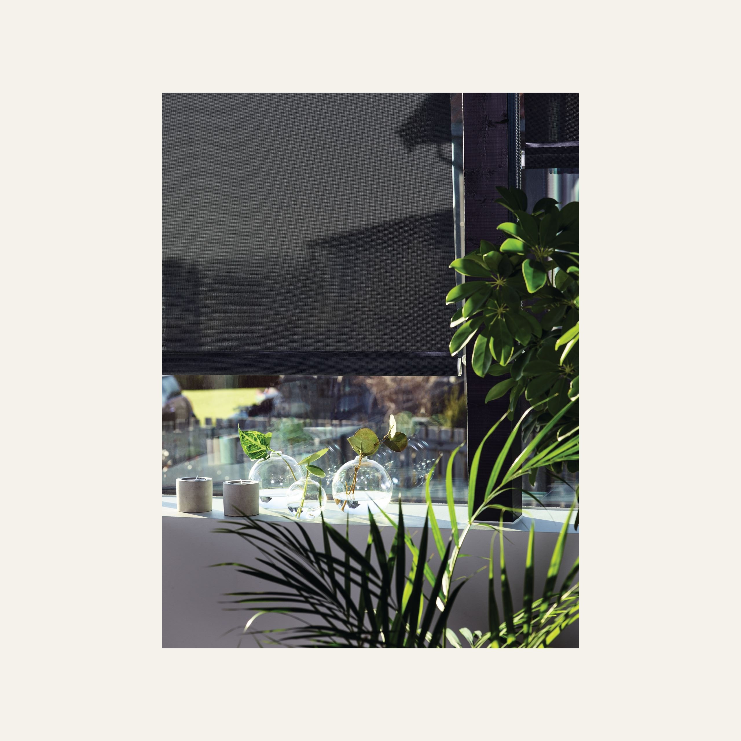 Screen rullegardin koksgrå - 2