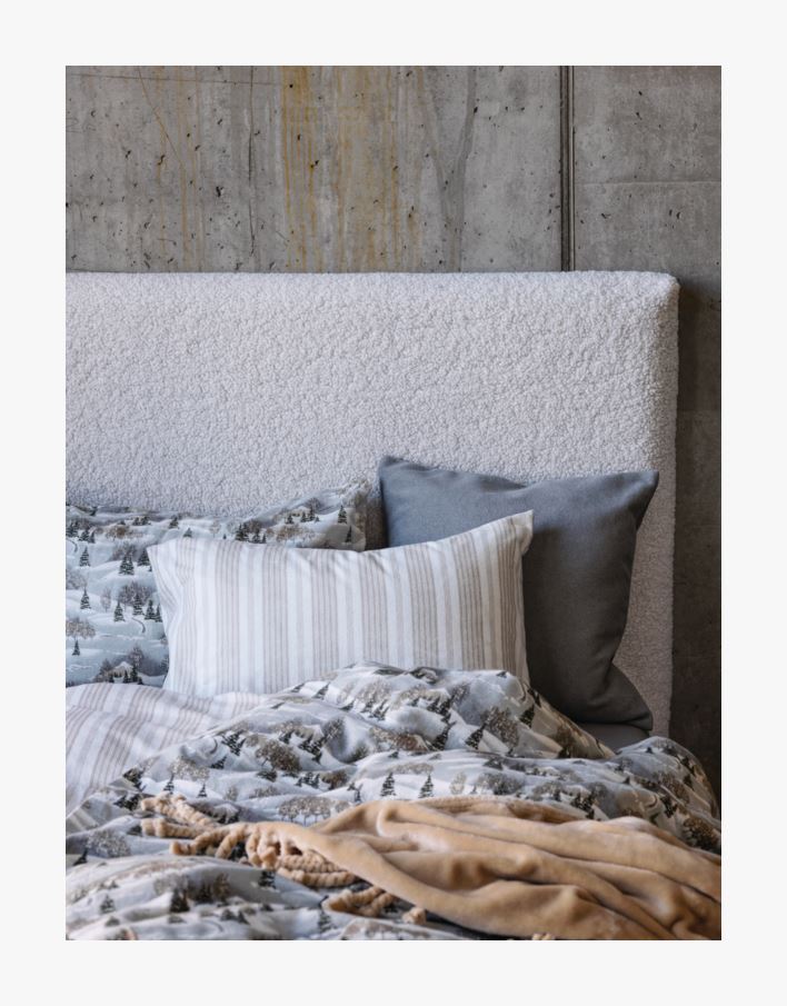 Sengegavltrekk hvit - 181x9x120 cm hvit - 1