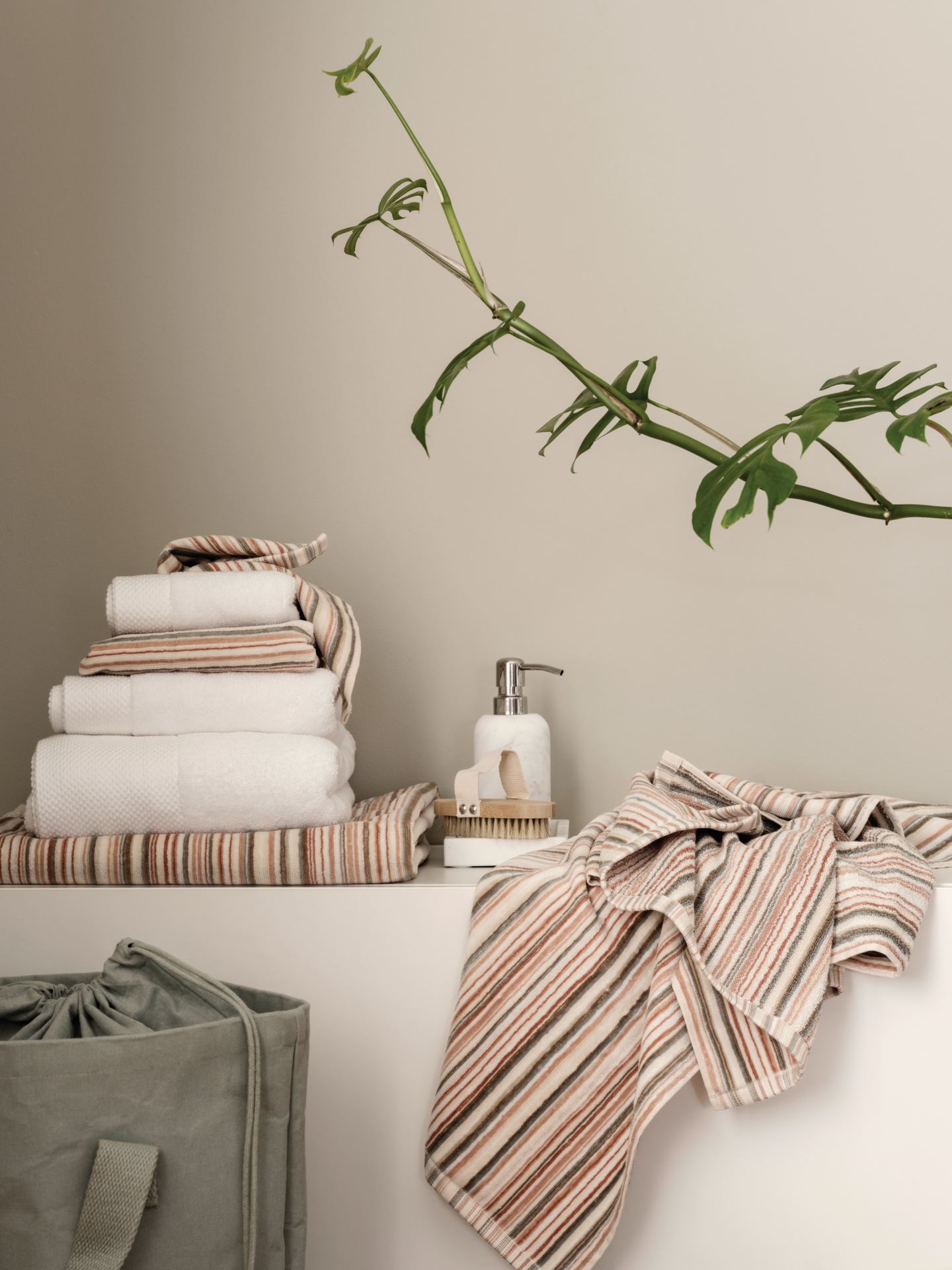 Såpedispenser hvit - 2