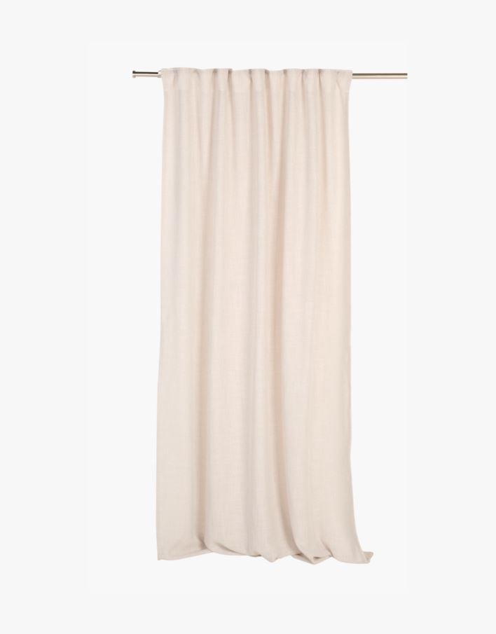 Gardin lys grå - 135x220 cm 7cm lys grå - 1