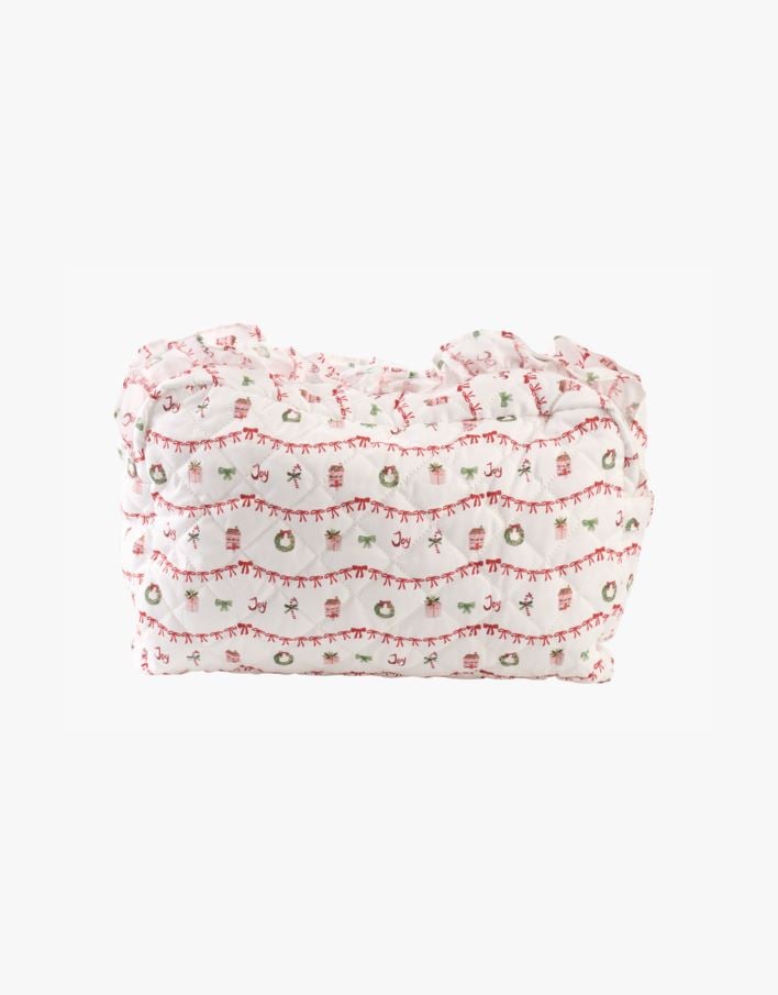 Stor toalettmappe multi rød - 11x30 cm multi rød - 1