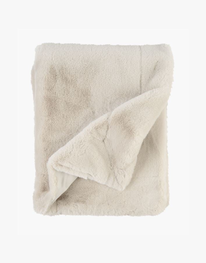 Pelspledd beige - 130x170 cm beige - 1