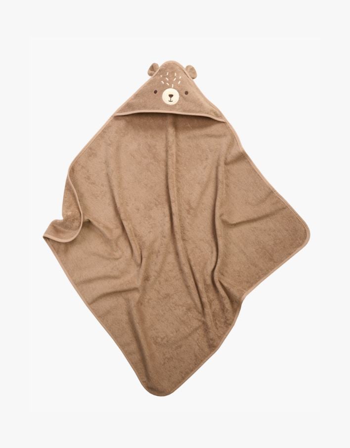 Hettehåndkle brun - 80x80 cm brun - 1