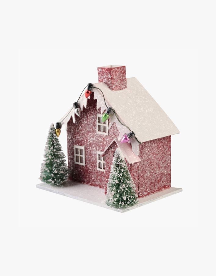 Pynt multi rød - 9,2x7,6x10,2 cm multi rød - 1