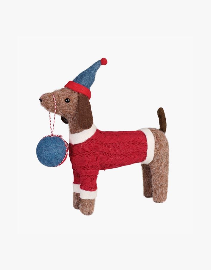 Pynt multi rød - 31x8x32 cm multi rød - 1