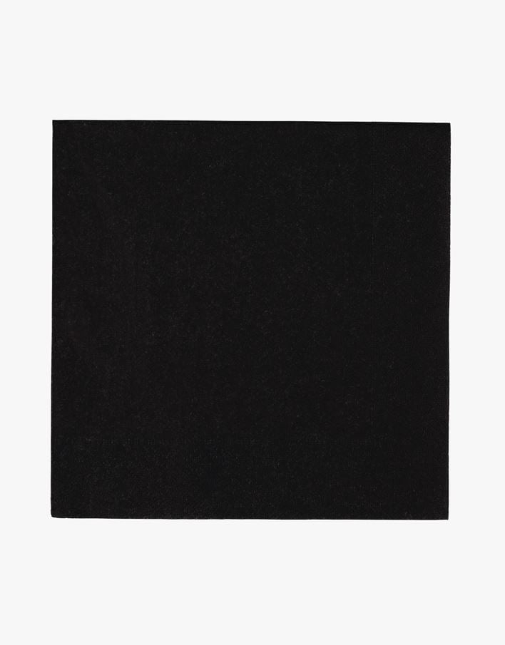 Middagsservietter svart - 40x40 cm svart - 1
