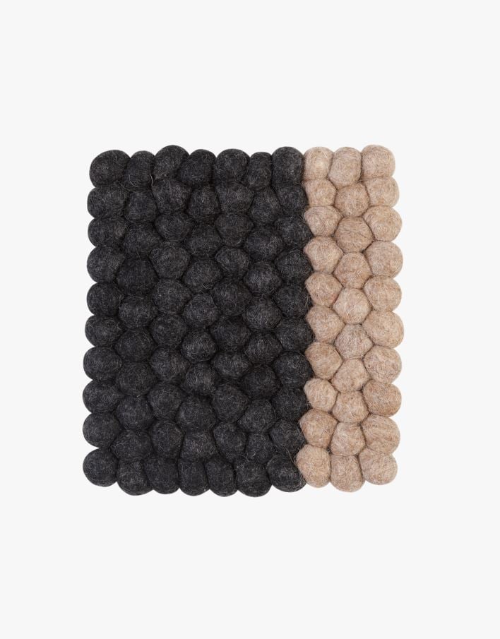 Gryteunderlag brun - 21x21 cm brun - 1