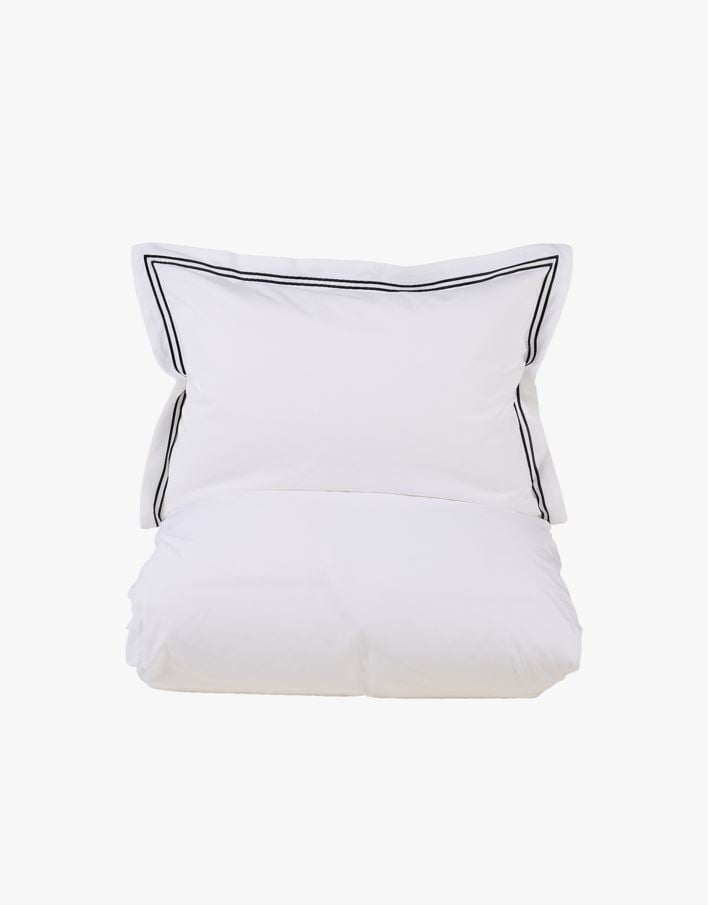 Percale sengesett hvit - 200x220 cm hvit - 1