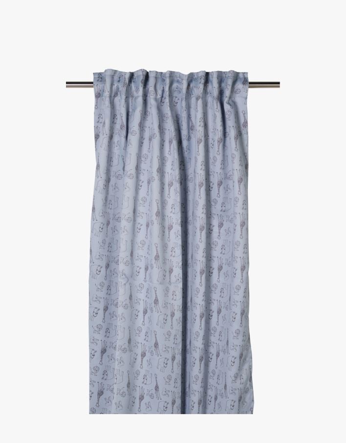 Lysdempende gardin lys blå - 140x160 cm lys blå - 1