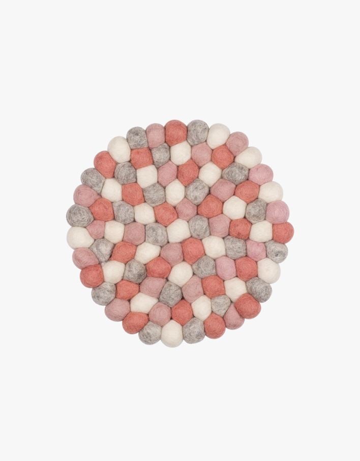 Gryteunderlag rosa - ø22 cm rosa - 1