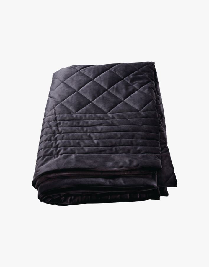 Sengeteppe grå - 180x260 cm grå - 1