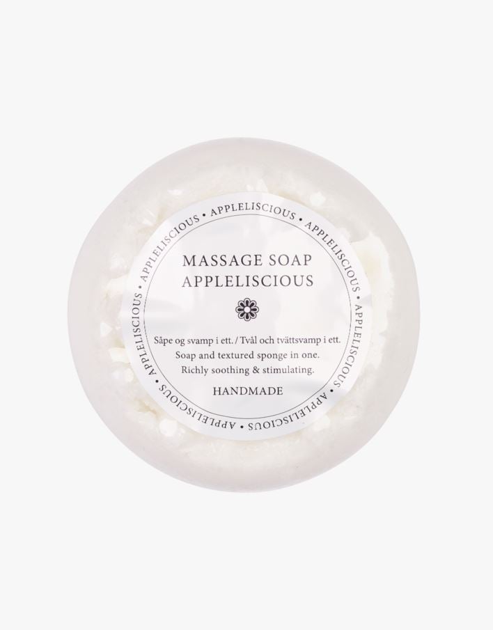 Massasjesåpe hvit - 8,5x8,5 cm hvit - 1