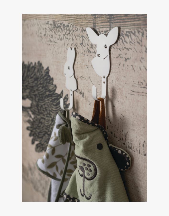 Knagg hvit - 6X11cm hvit - 1