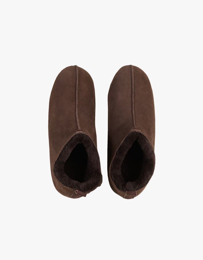 Tøfler mørk brun - 37 mørk brun - 1