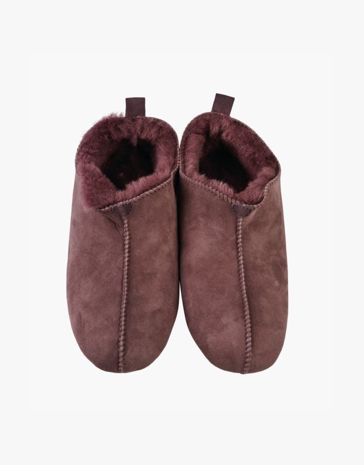 Tøfler burgunder - 37/38 burgunder - 1