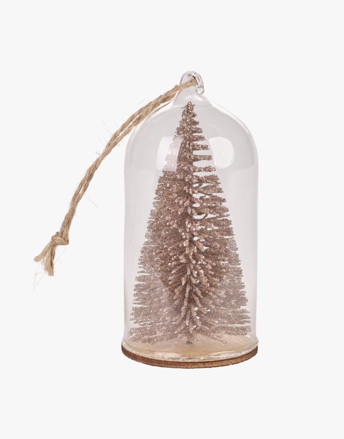 Pynt champagne - 4,7x4,7x10 cm champagne - 1