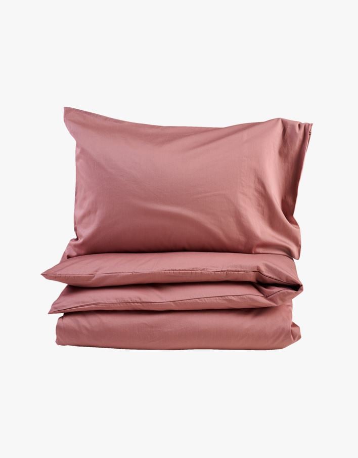 Sateng sengesett gammelrosa - 140x200 cm gammelrosa - 1