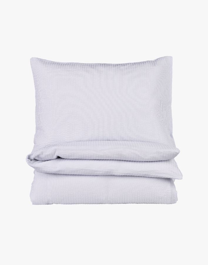 Krepp sengesett blå - 140x200 cm blå - 1