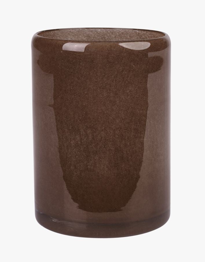 Telysholder brun - 11x11x15 cm brun - 1