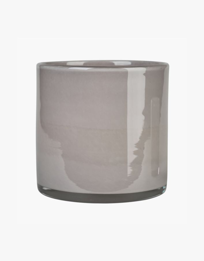 Lykt mellom grå - 15x15x15 cm mellom grå - 1