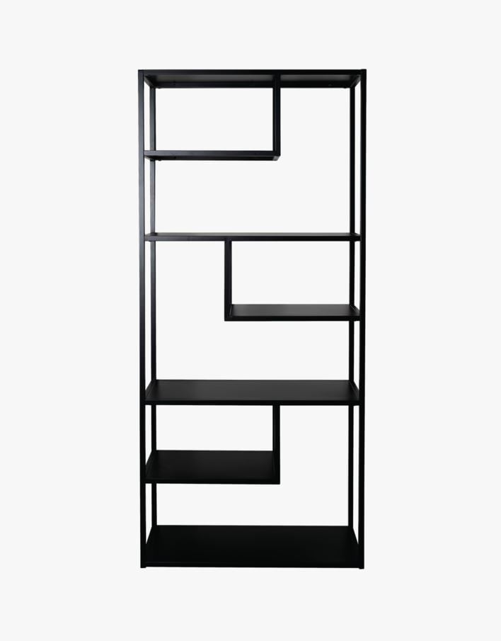 Hylle svart - 85x35x188 cm svart - 1