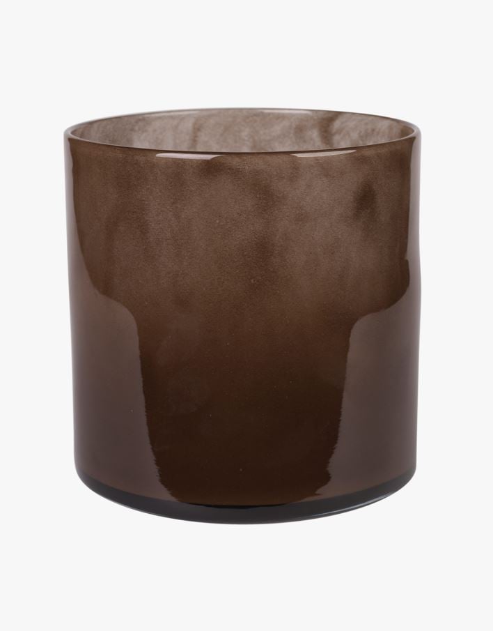 Lykt brun - 18x18x18 cm brun - 1