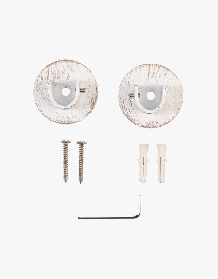 Innvendig fester for gardinstang gull - 13/16 mm gull - 1