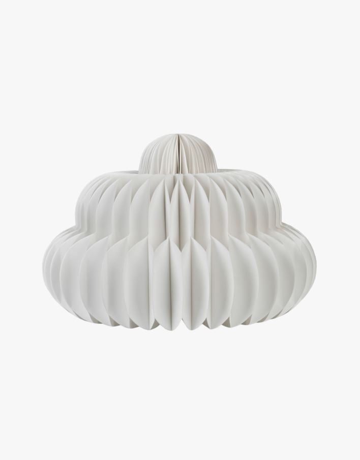 Lampeskjerm hvit - 25x40 cm hvit - 1