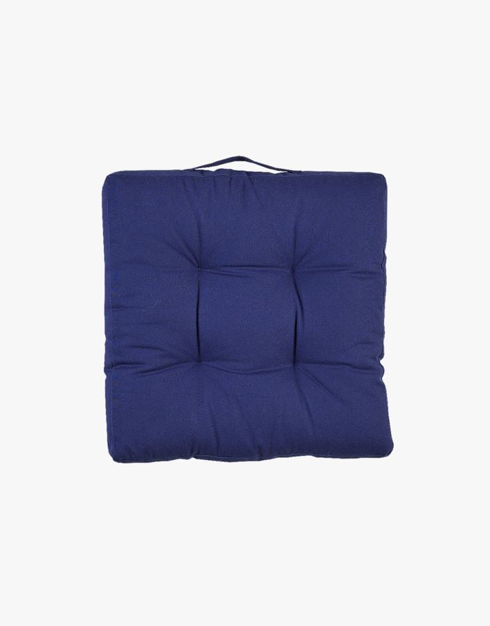Sittepute indigo blå - 40x40x5 cm indigo blå - 1