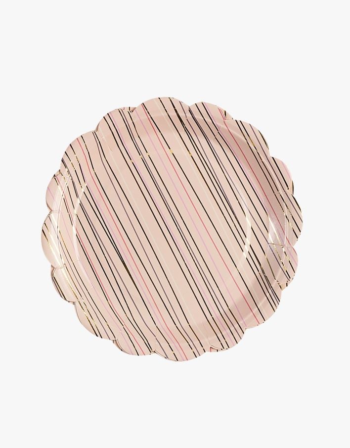 Papptallerken multi - ø 22,5 multi - 1